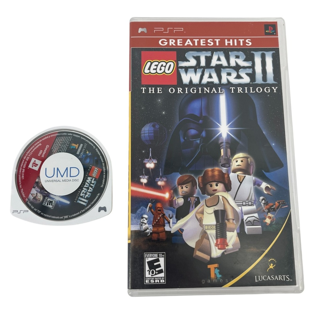 LEGO Star Wars II The Original Trilogy Sony PSP Greatest Hits UMD Video Game